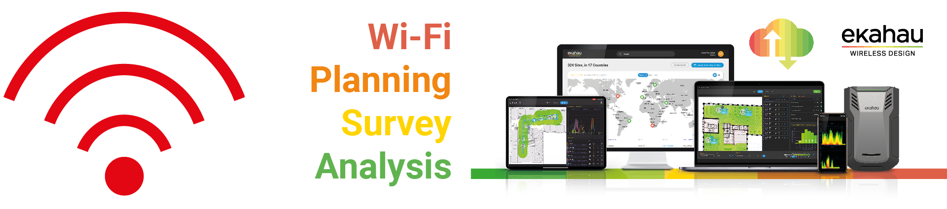 Ekahau Partner Banner - with caption Wi-Fi Planning, Measurement, Analysis