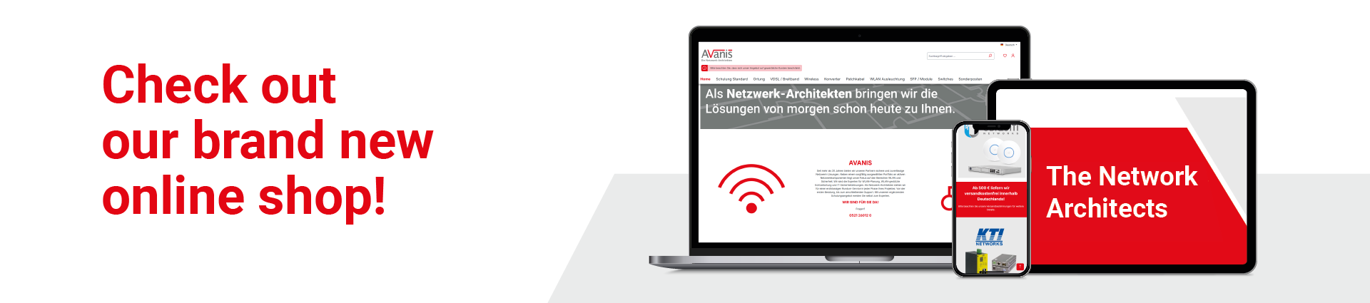 Discover our new online shop now