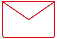 Graphic of an envelope - Newsletter registration