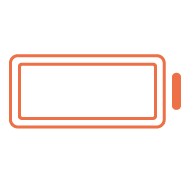 AiRISTA - Battery icon showing power level monitoring