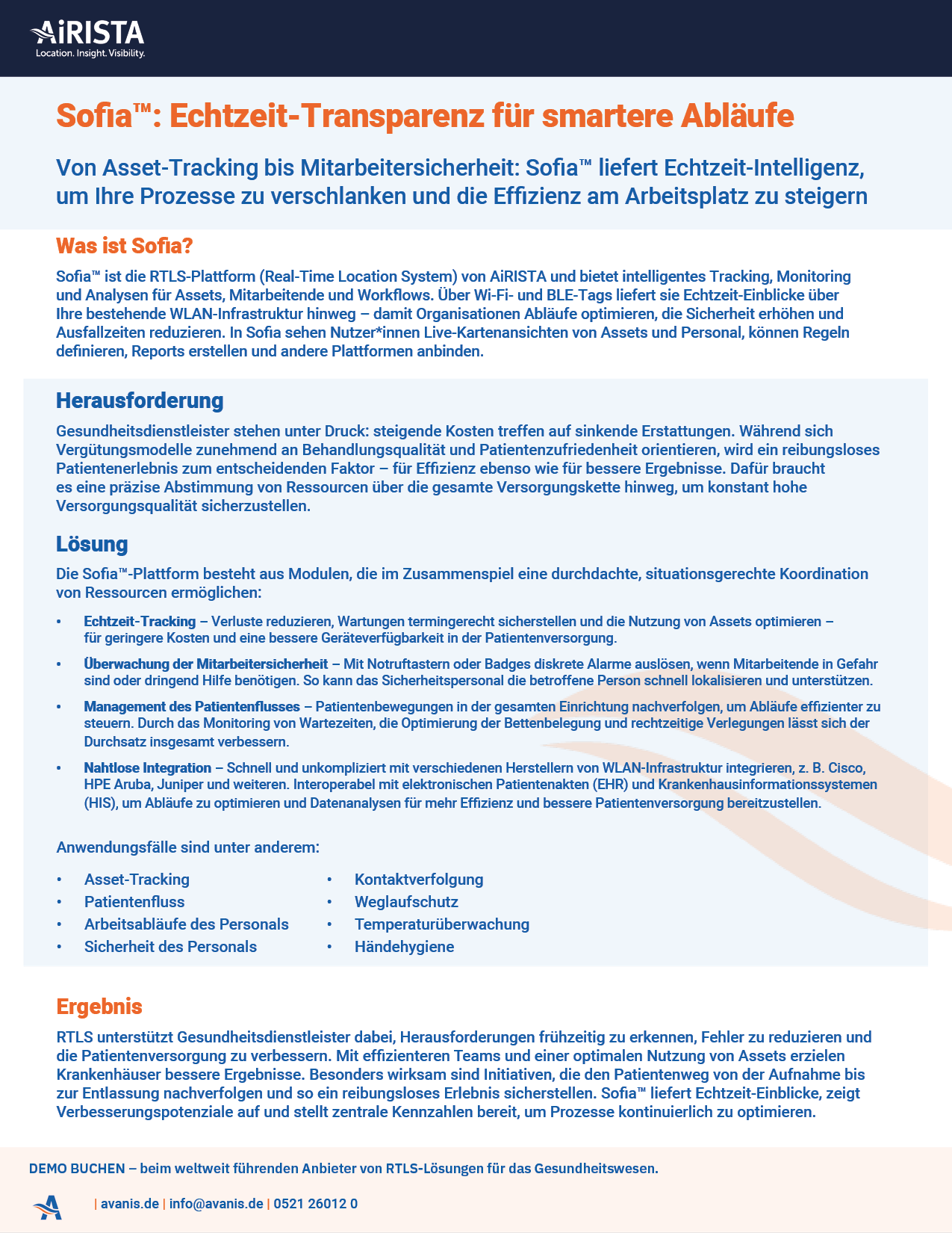 Preview of the Sofia Platform flyer (PDF)