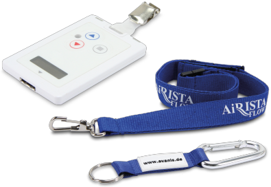 AiRISTA - Carrying comfort with the key ring or lanyard