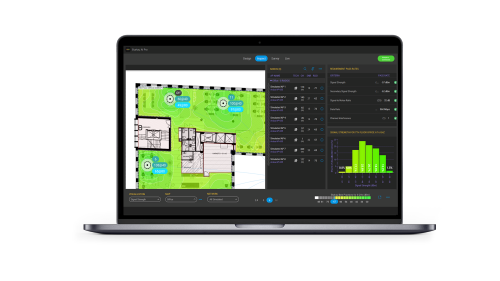Ekahau AI Pro Software on a notebook