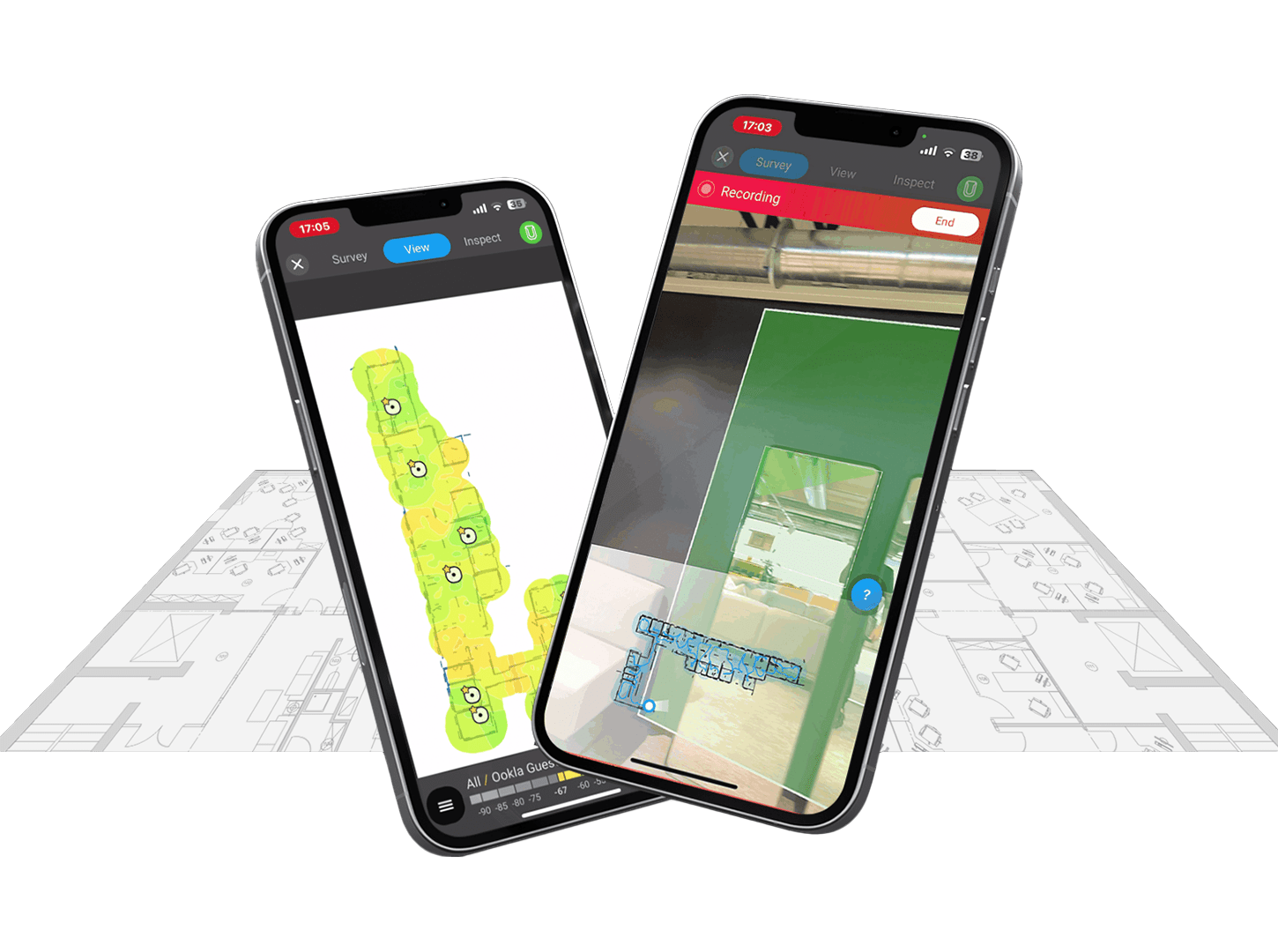 Ekahau AI Pro on mobile devices