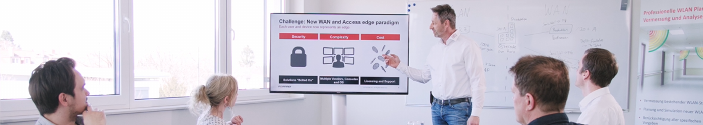 Workshops zu WLAN-Planung und dem Design drahtloser Netzwerke.