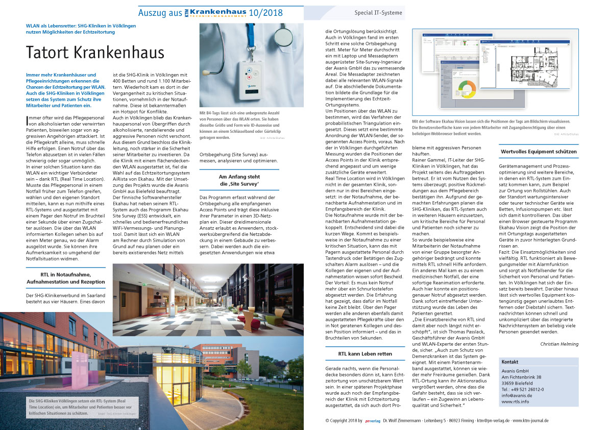 Excerpt from “KTM Hospital, Technology & Management”
