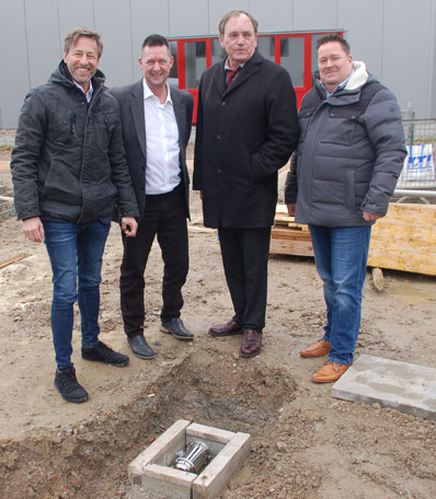 A time capsule will be buried under the foundation of the new building on Meisenstraße.